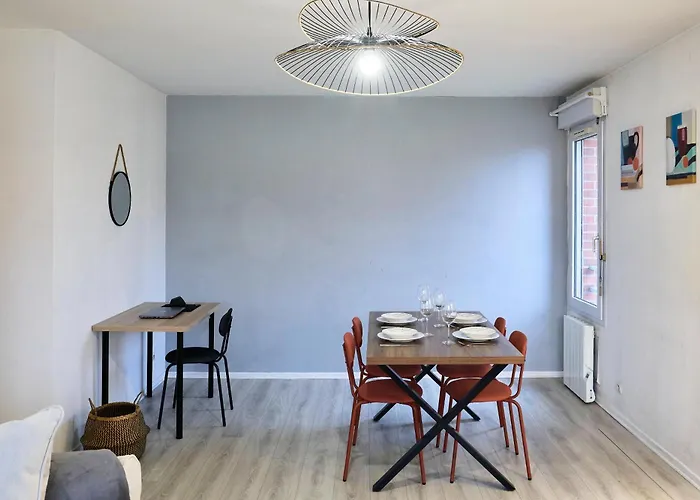 Apartment Elegant Avec Balcon Prive A Lille
